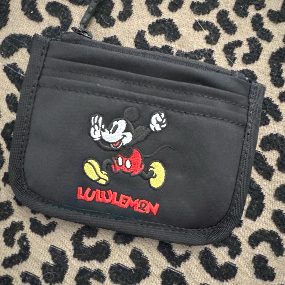 Lululemon + Disney Black Card Wallet
